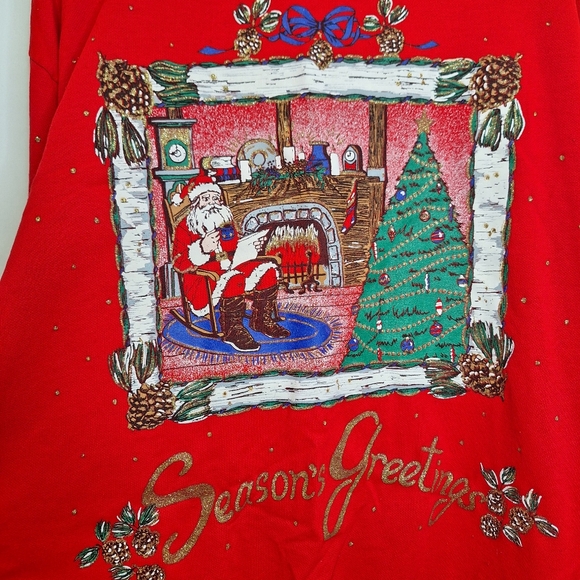 Holiday Time Santa Sweater - Picture 2 of 6